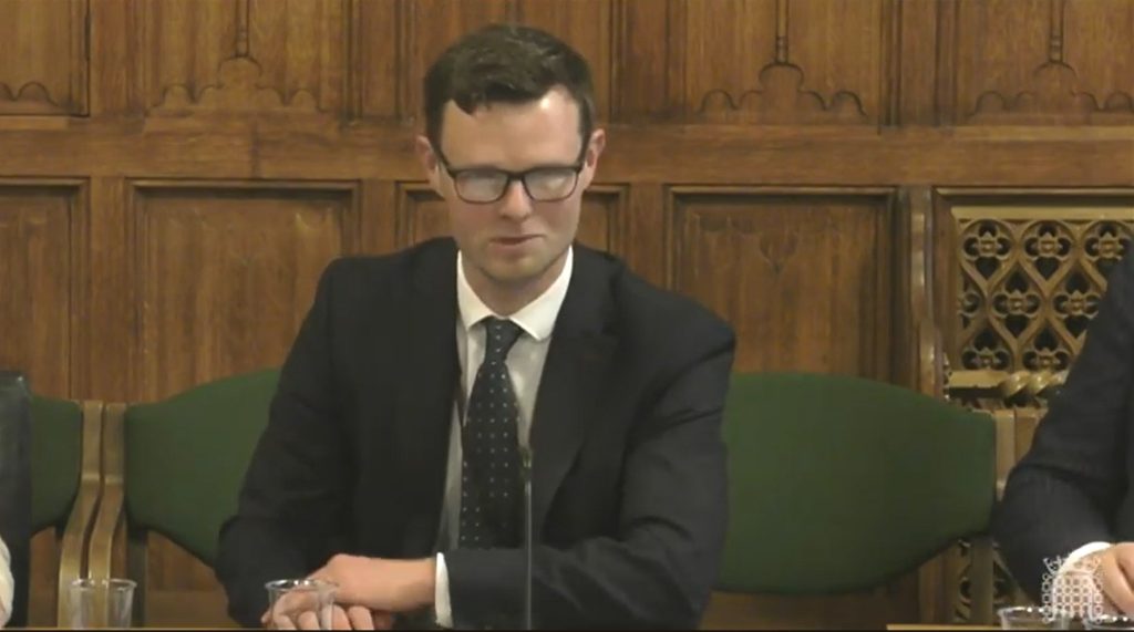 Andrew at Transport Select Committee